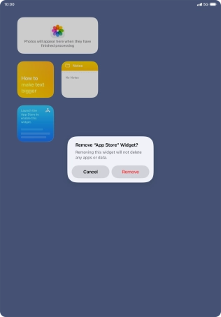 Press Remove. Press Remove.