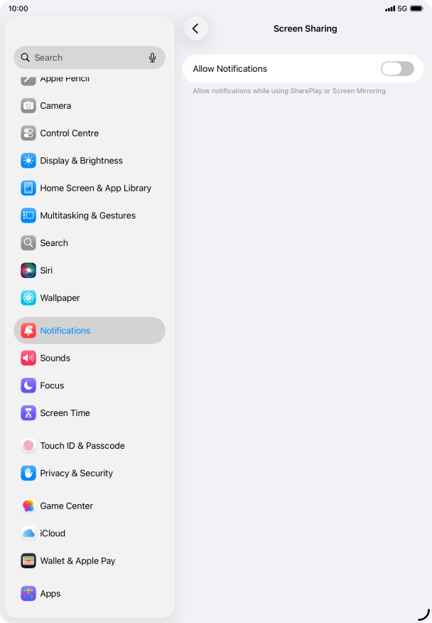 Press the indicator next to Press the indicator next to