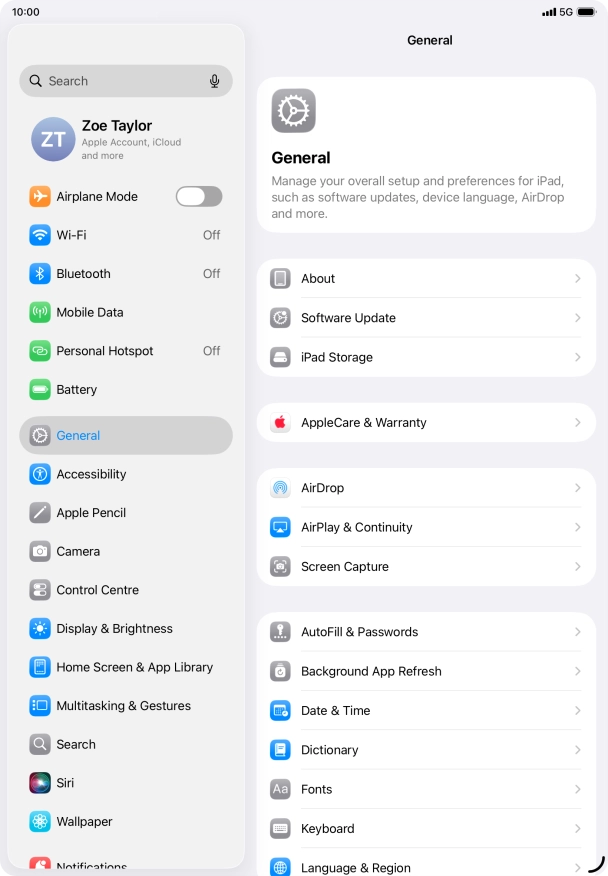 Press Background App Refresh. Press Background App Refresh.