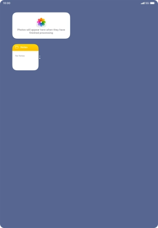 Press and hold the required Widget Stack. Press and hold the required Widget Stack.