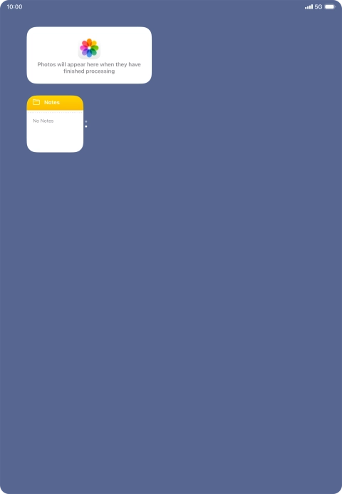 Press and hold the required Widget Stack. Press and hold the required Widget Stack.