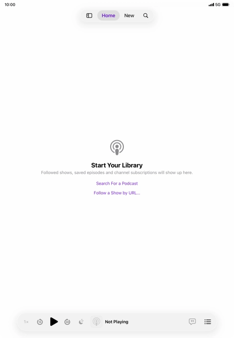 Slide your finger upwards starting from the bottom of the screen to return to the home screen. Slide your finger upwards starting from the bottom of the screen to return to the home screen.