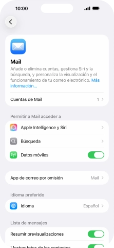 Pulsa Cuentas de Mail. Pulsa Cuentas de Mail.