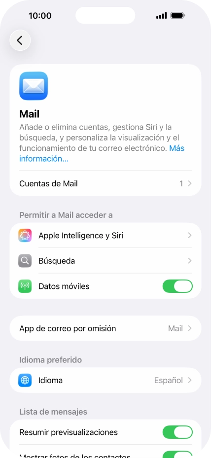 Pulsa Cuentas de Mail. Pulsa Cuentas de Mail.