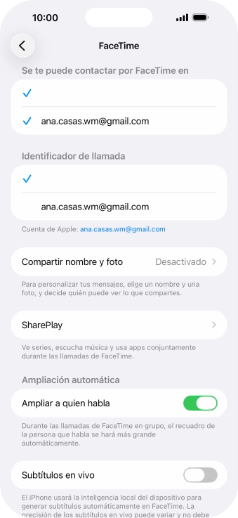 Pulsa el ajuste deseado bajo Pulsa el ajuste deseado bajo