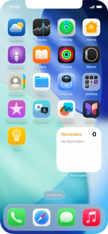 If you're using a Widget Stack: slide up or down on the stack to select the required widget. If you're using a Widget Stack: slide up or down on the stack to select the required widget.