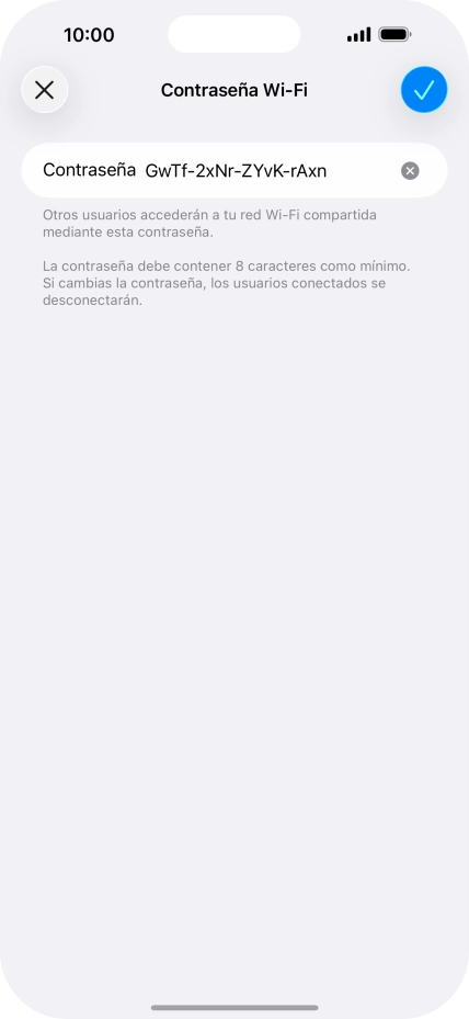 Pulsa el icono de aceptar. Pulsa el icono de aceptar.