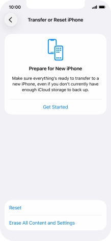 Press Reset. Press Reset.