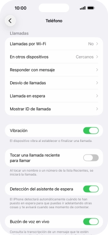 Pulsa Llamada en espera. Pulsa Llamada en espera.