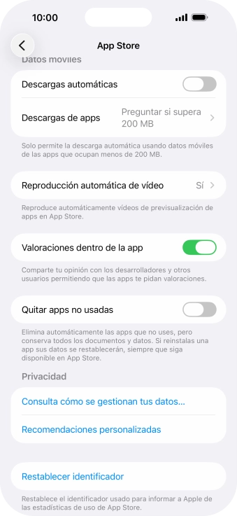Pulsa el indicador junto a Pulsa el indicador junto a
