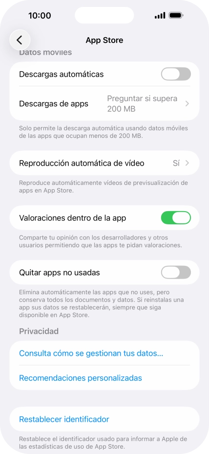 Pulsa el indicador junto a Pulsa el indicador junto a