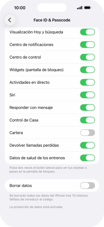 Pulsa el indicador junto a Pulsa el indicador junto a