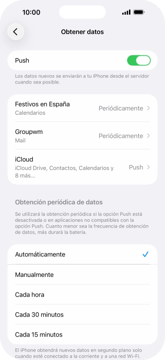 Pulsa el indicador junto a Pulsa el indicador junto a