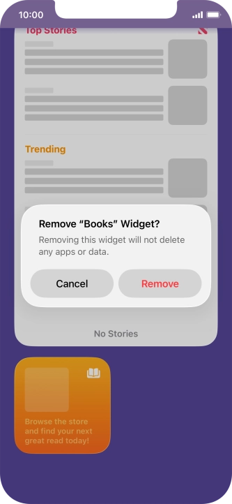Press Remove. Press Remove.