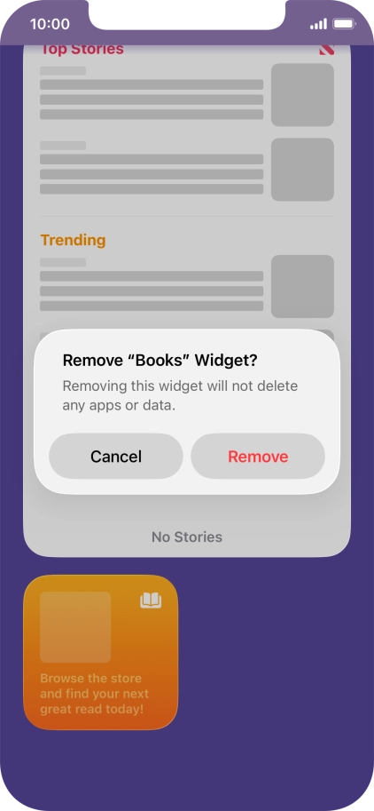 Press Remove. Press Remove.