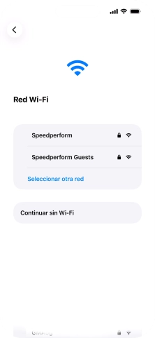 Pulsa la red wifi deseada. Pulsa la red wifi deseada.