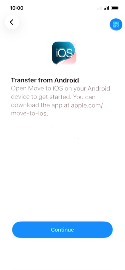 To transfer content to your phone, you need to install the app To transfer content to your phone, you need to install the app