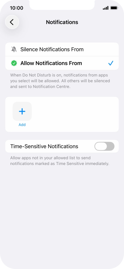 Press the indicator next to Press the indicator next to