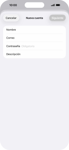 Pulsa Contraseña e introduce la contraseña de tu cuenta de correo electrónico. Pulsa Contraseña e introduce la contraseña de tu cuenta de correo electrónico.