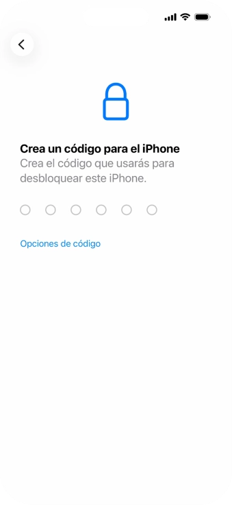 Pulsa Opciones de código. Pulsa Opciones de código.