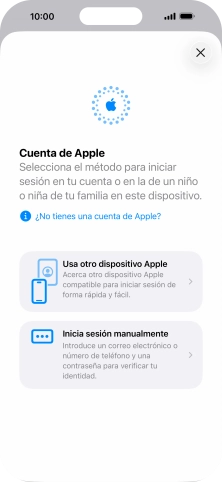 Pulsa Inicia sesión manualmente. Pulsa Inicia sesión manualmente.