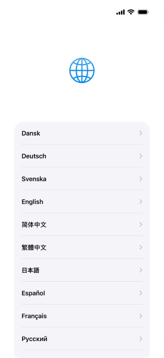 Pulsa el idioma deseado. Pulsa el idioma deseado.