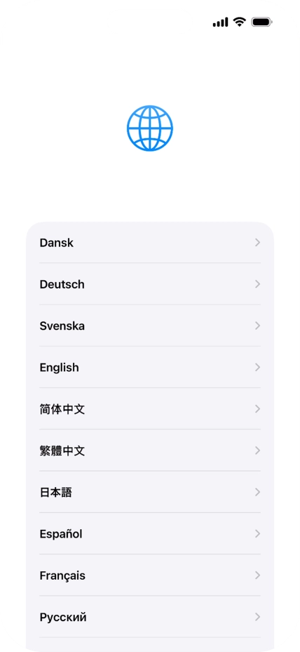 Pulsa el idioma deseado. Pulsa el idioma deseado.