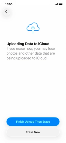 Press Erase Now. Press Erase Now.
