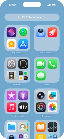 Pulsa la app deseada. Pulsa la app deseada.