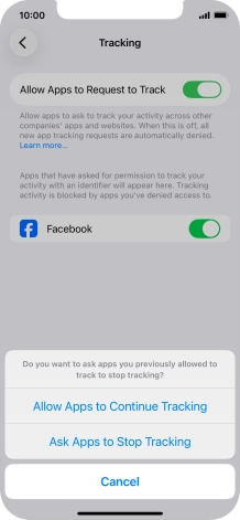 If you turn off the function, press the required setting. If you turn off the function, press the required setting.