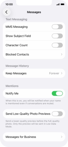 Press the indicator next to Press the indicator next to