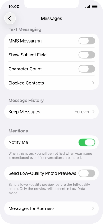 Press the indicator next to Press the indicator next to
