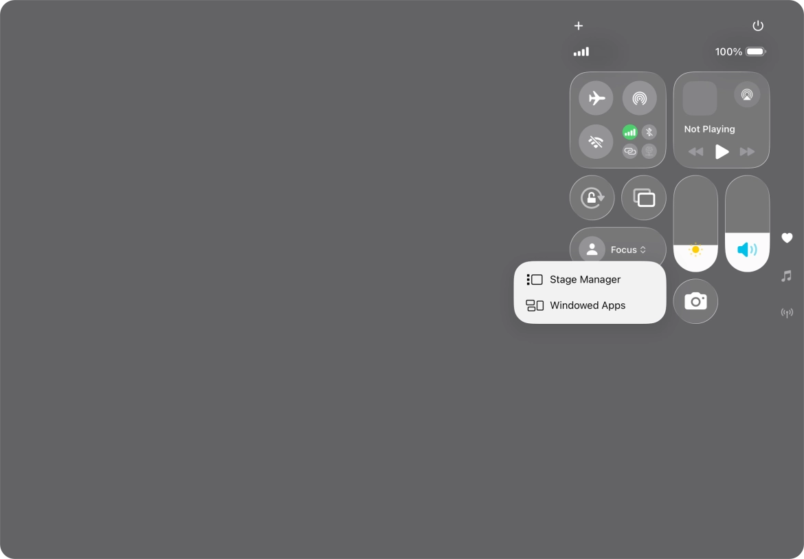 Press the required type of multitasking. Press the required type of multitasking.