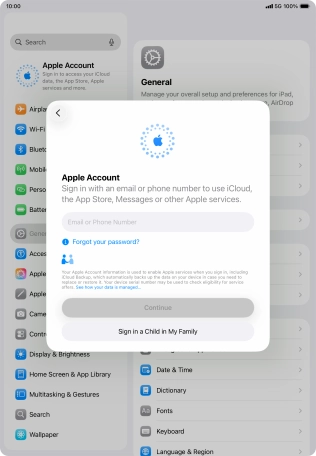 Press Email or Phone Number and key in the username for your Apple Account. Press Email or Phone Number and key in the username for your Apple Account.
