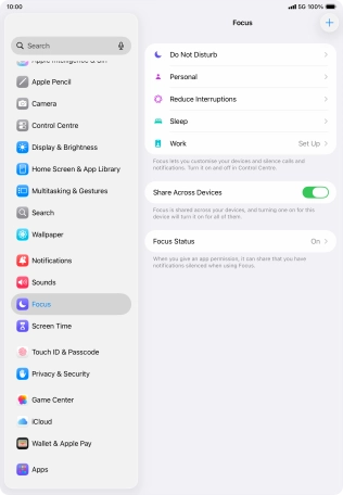 Press Do Not Disturb. Press Do Not Disturb.