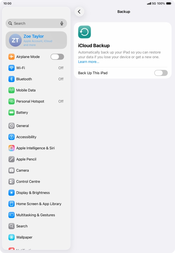Press the indicator next to Press the indicator next to