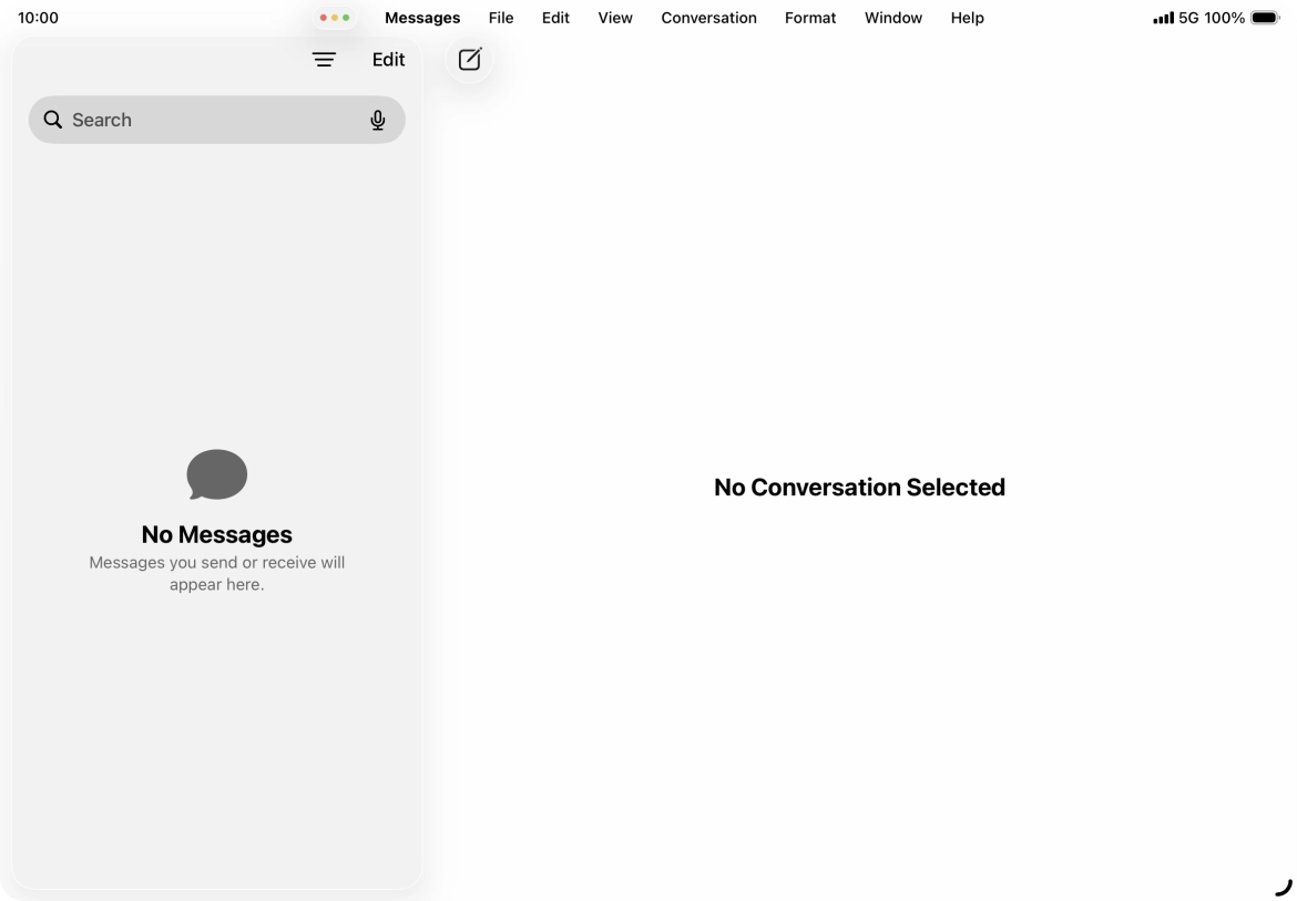 Press the menu icon. Press the menu icon.