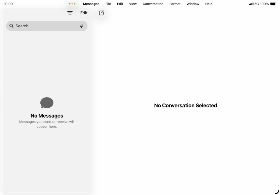 Press the menu icon. Press the menu icon.