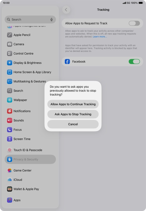 If you turn off the function, press the required setting. If you turn off the function, press the required setting.