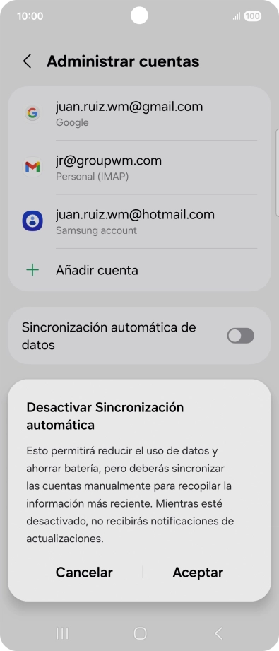 Pulsa Aceptar. Pulsa Aceptar.