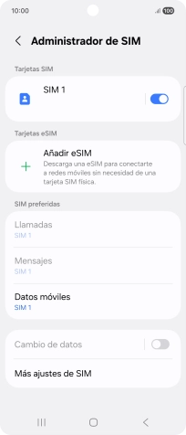 Pulsa Añadir eSIM. Pulsa Añadir eSIM.