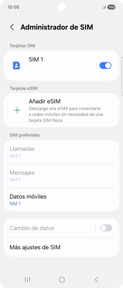 Pulsa Añadir eSIM. Pulsa Añadir eSIM.
