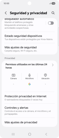 Pulsa Más ajustes de seguridad. Pulsa Más ajustes de seguridad.