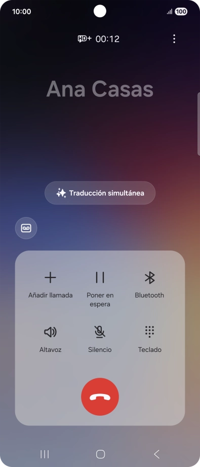 Pulsa Traducción simultánea. Pulsa Traducción simultánea.