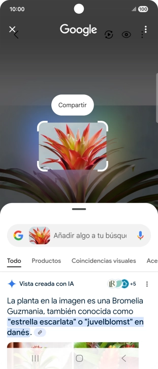 Sigue las indicaciones de la pantalla para utilizar los resultados de búsqueda. Sigue las indicaciones de la pantalla para utilizar los resultados de búsqueda.