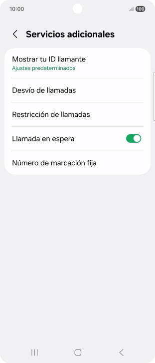 Pulsa Desvío de llamadas. Pulsa Desvío de llamadas.
