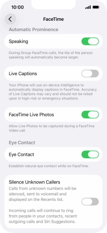 Press the indicator next to Press the indicator next to
