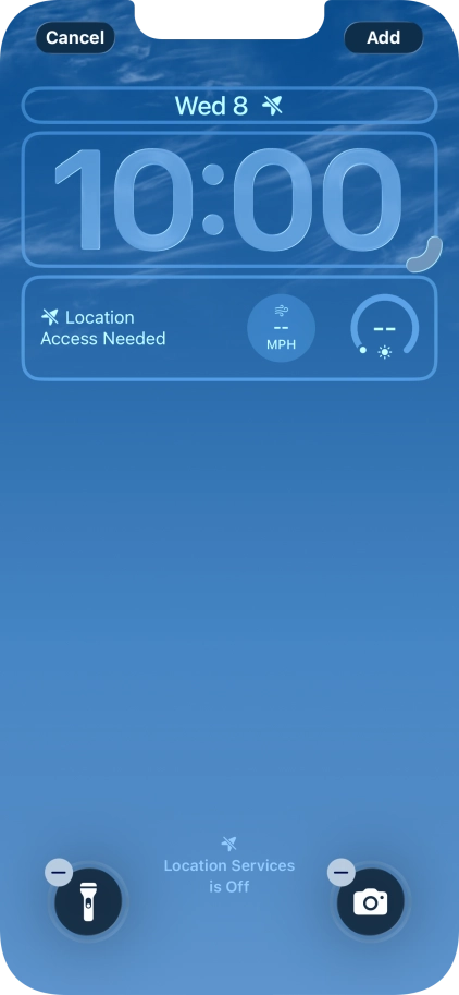 To customise the way the lock screen date is displayed, press the date widget and follow the instructions on the screen to select the required widget display mode. To customise the way the lock screen date is displayed, press the date widget and follow the instructions on the screen to select the required widget display mode.