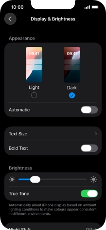 Press the indicator next to Press the indicator next to