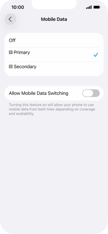 Press the required price plan. Press the required price plan.